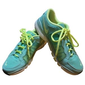Nike Women's Flex Trainer 2 Aqua Volt Size 8.5